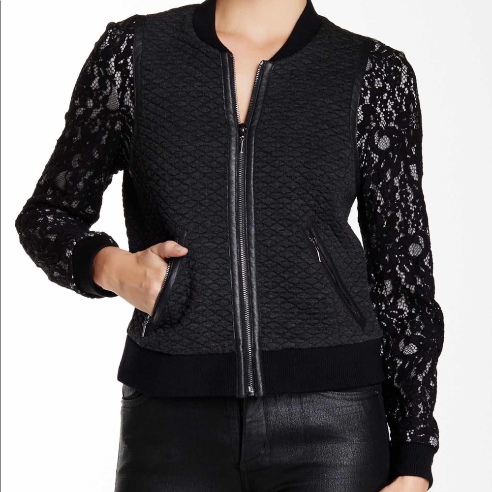 Rebecca Taylor - Textured Bomber Jacket // Size:2